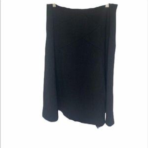 Women’s size 12 P Lauren Ralph Lauren black wool blend long skirt